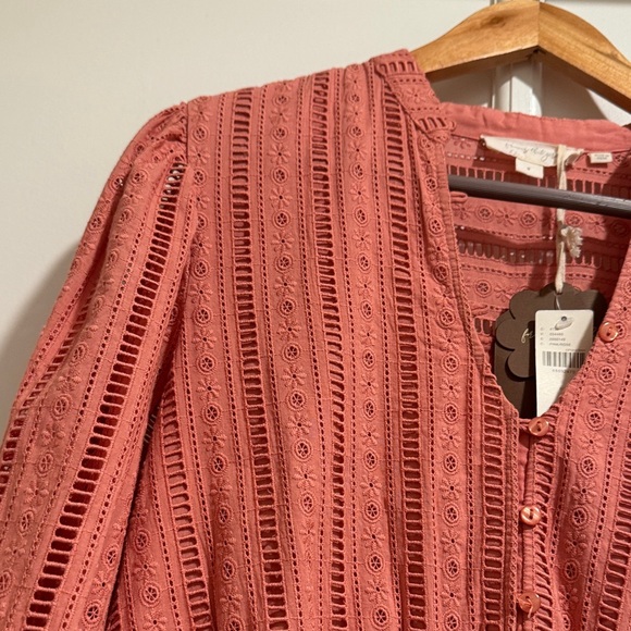 Anthropologie - Forever That Girl Eyelet Mini Dress - Picture 7 of 15